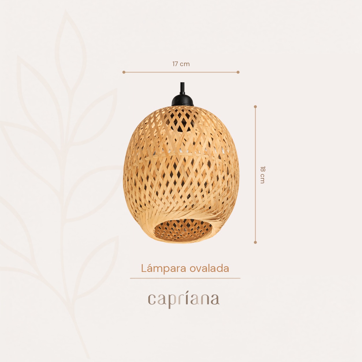 Lámpara Colgante Zenlight (K) en Bambú - Imagen 2